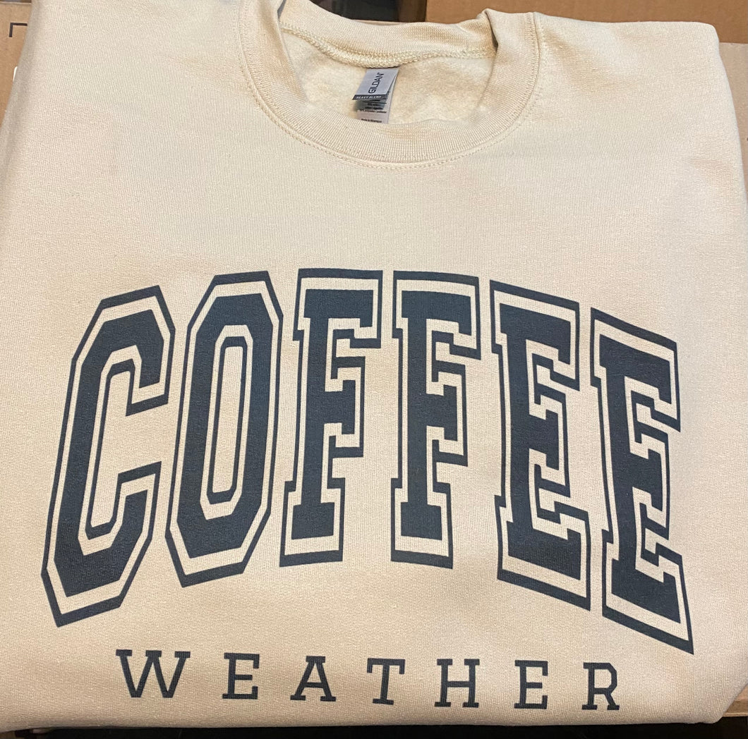 Coffee weather crew neck