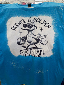 Duck tape duck Bleached Tee