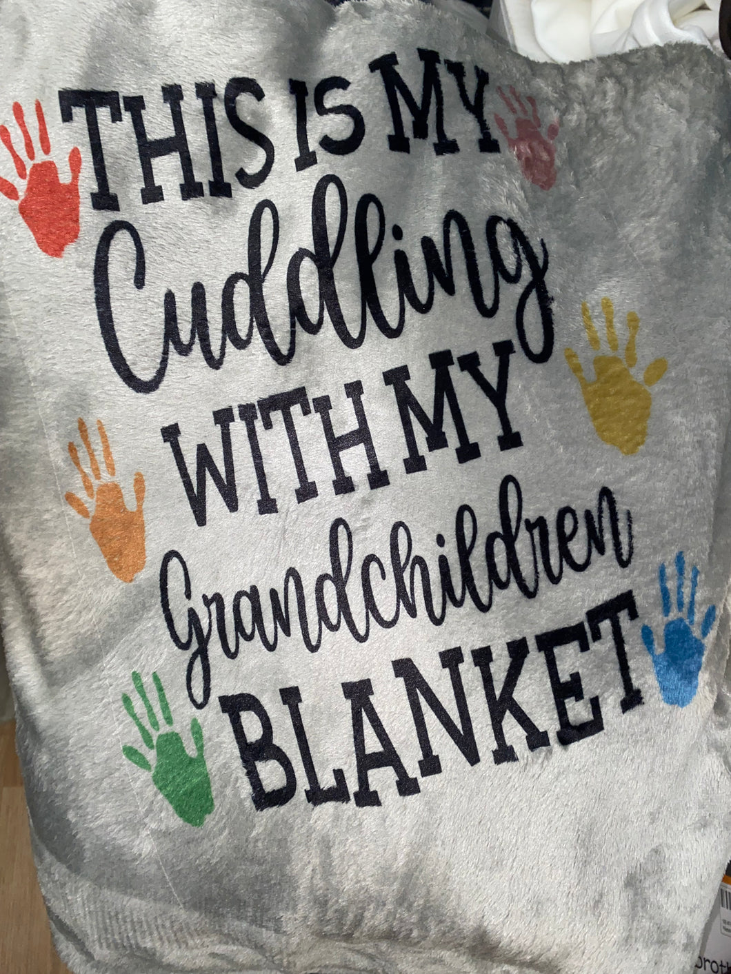 Grandma Cuddling Blanket