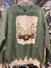 Load image into Gallery viewer, Campfire Ghost bleached crew neck
