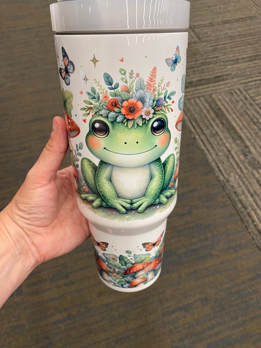 Frog 40oz tumbler