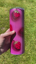 Load and play video in Gallery viewer, Strawberries 3D Tumbler
