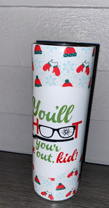 Christmas Story tumbler