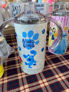 Blues Sippy cup with 2 lids