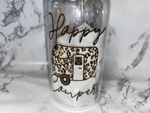 Load image into Gallery viewer, Glass can Leopard Camping
