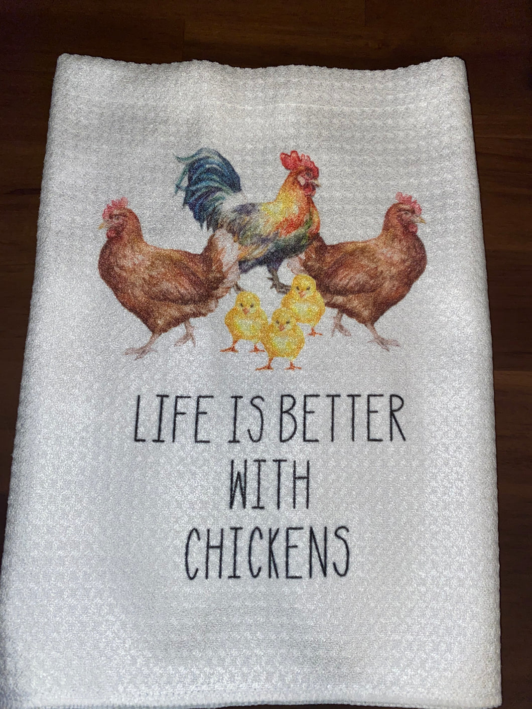 Chicken tea towel