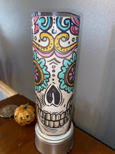 Load image into Gallery viewer, Sugar Skull tumbler
