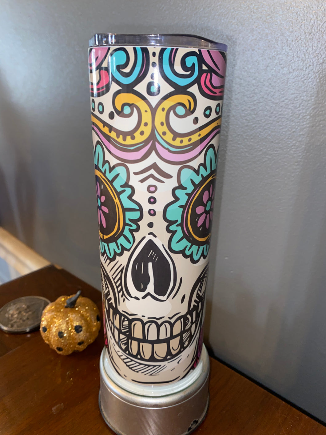 Sugar Skull tumbler