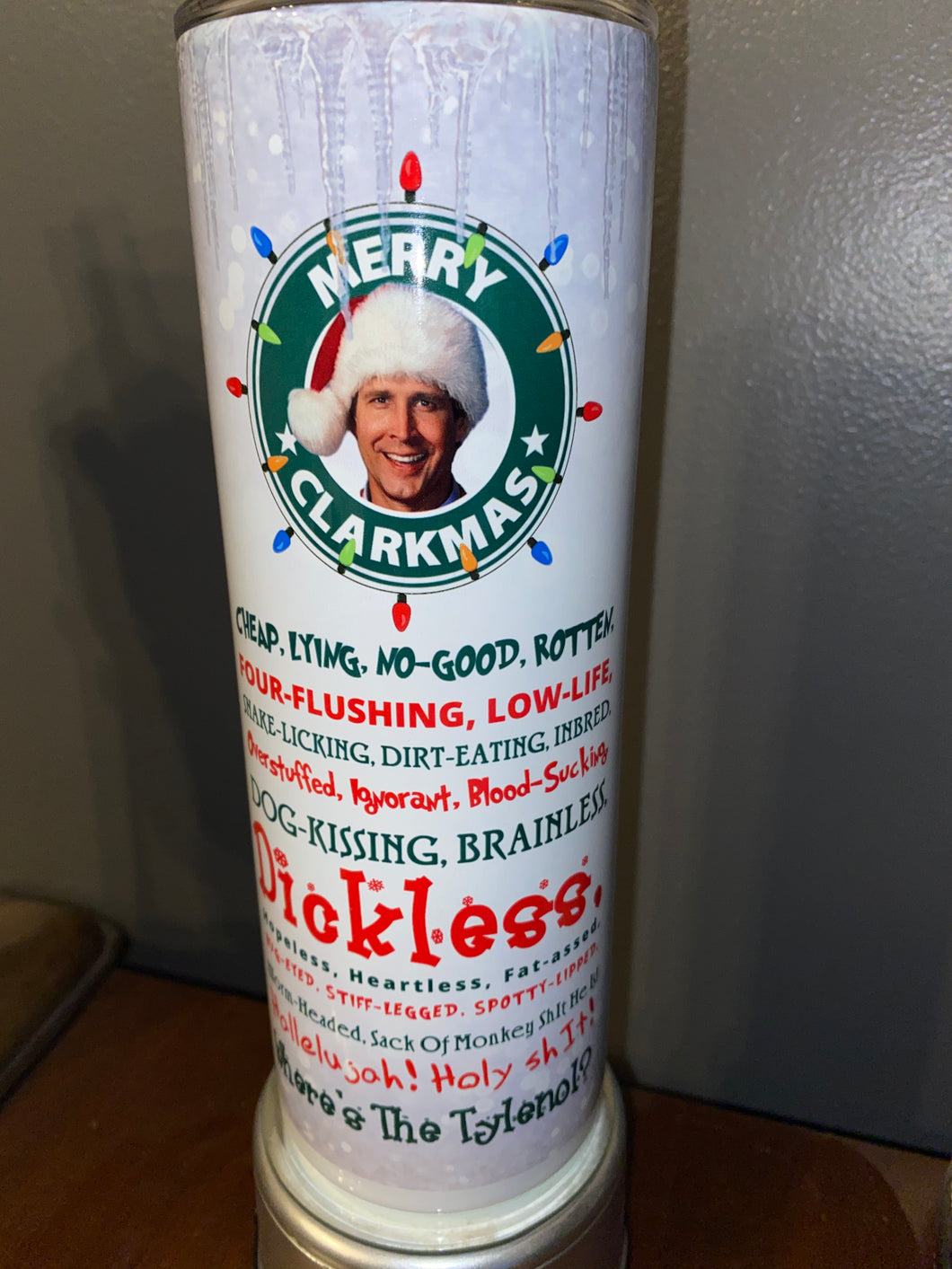 Christmas vacation tumbler