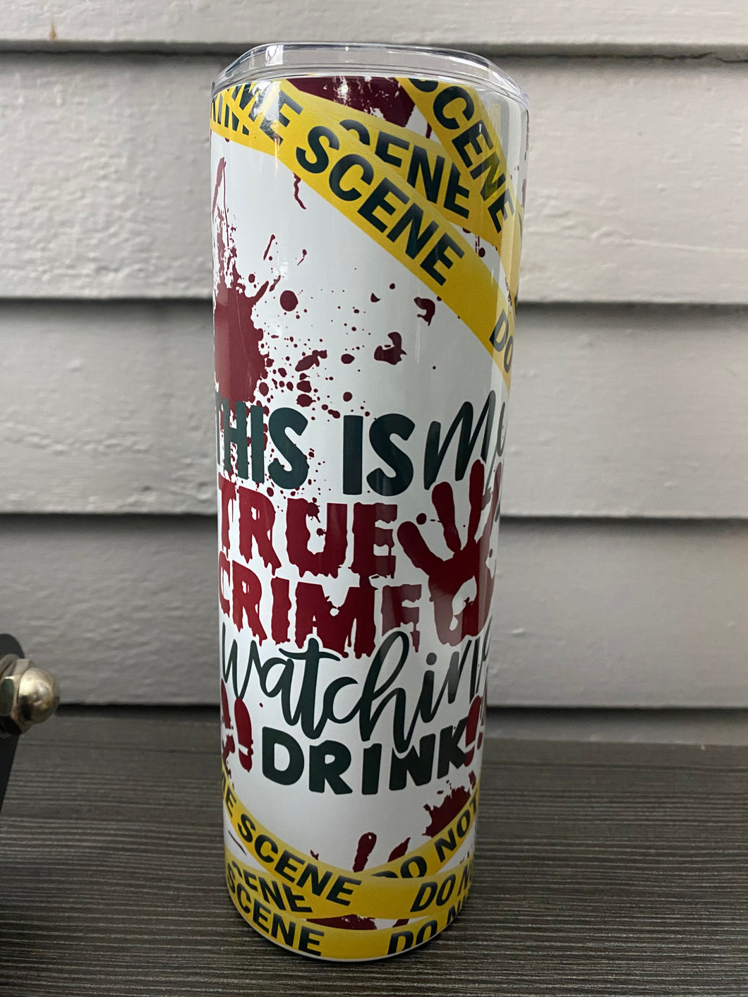 True crime watching tumbler