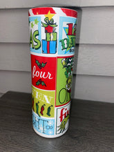 Load image into Gallery viewer, Christmas 12 days tumbler
