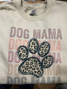 Dog mama crew neck