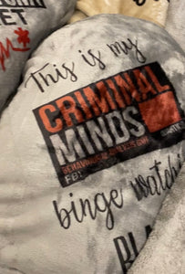 My criminal mind blanket