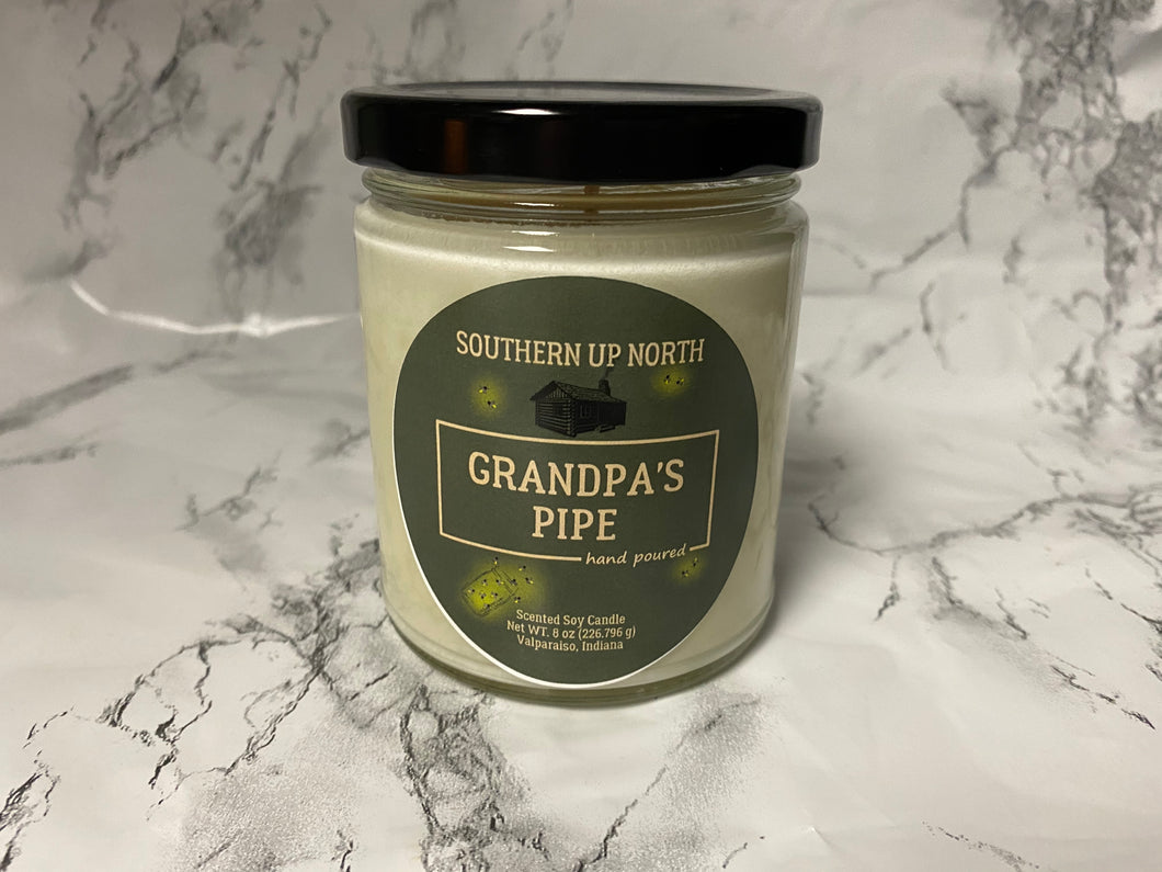 Grandpa's  Pipe Soy Candle