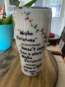 Christmas tumbler